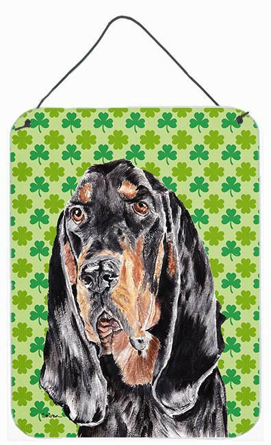 Coonhound St Patrick's Irish Aluminium Metal Wall or Door Hanging Prints by Caroline's Treasures