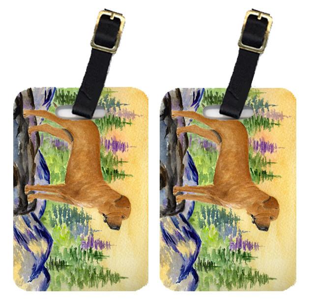 Pair of 2 Tosa Inu Luggage Tags by Caroline&#39;s Treasures