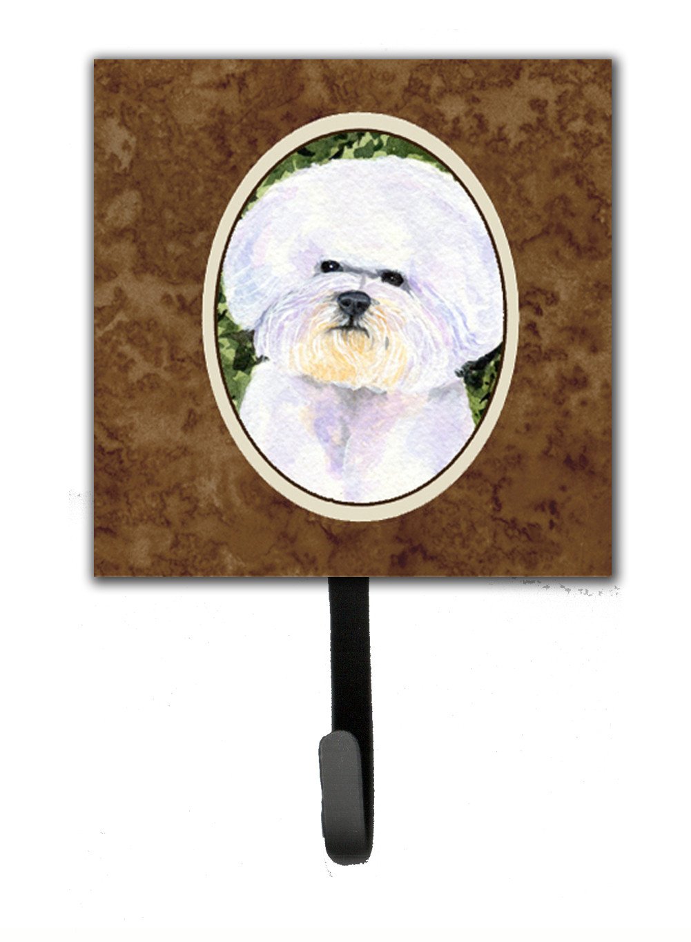 Bichon Frise Leash Holder or Key Hook by Caroline's Treasures