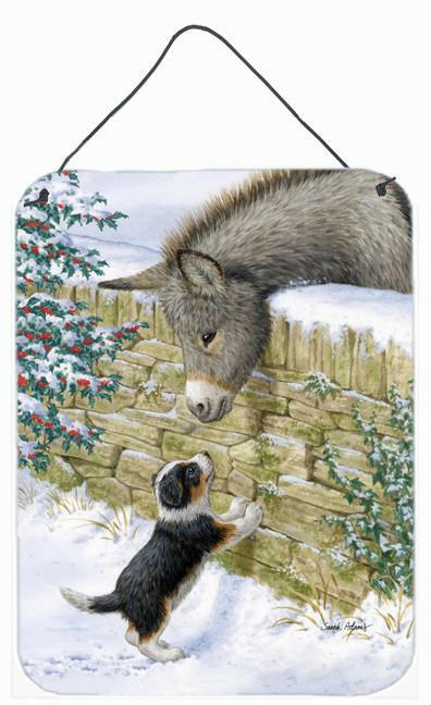 Pup & Donkey Wall or Door Hanging Prints ASA2073DS1216 by Caroline's Treasures