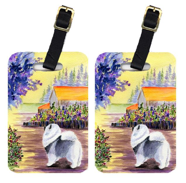 Pair of 2 Keeshond Luggage Tags by Caroline&#39;s Treasures