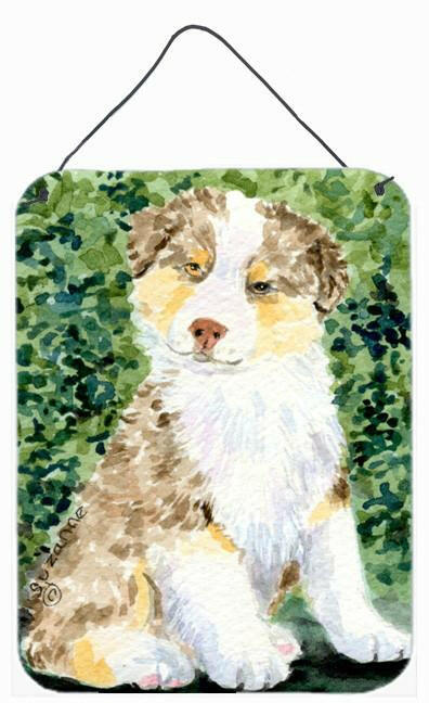 Australian Shepherd Aluminium Metal Wall or Door Hanging Prints by Caroline&#39;s Treasures