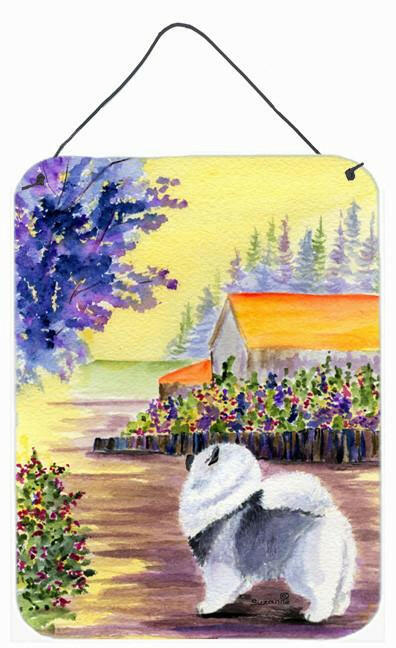 Keeshond Aluminium Metal Wall or Door Hanging Prints by Caroline's Treasures