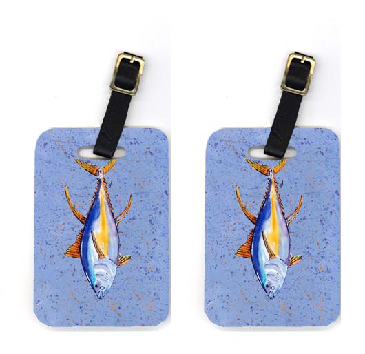 Pair of Tuna Fish Luggage Tags by Caroline's Treasures