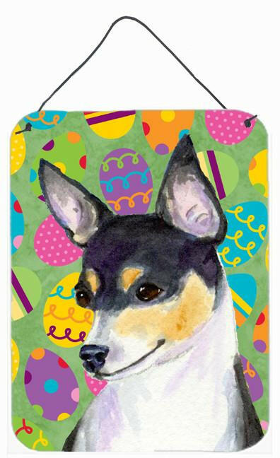 Chihuahua Easter Eggtravaganza Aluminium Metal Wall or Door Hanging Prints by Caroline&#39;s Treasures