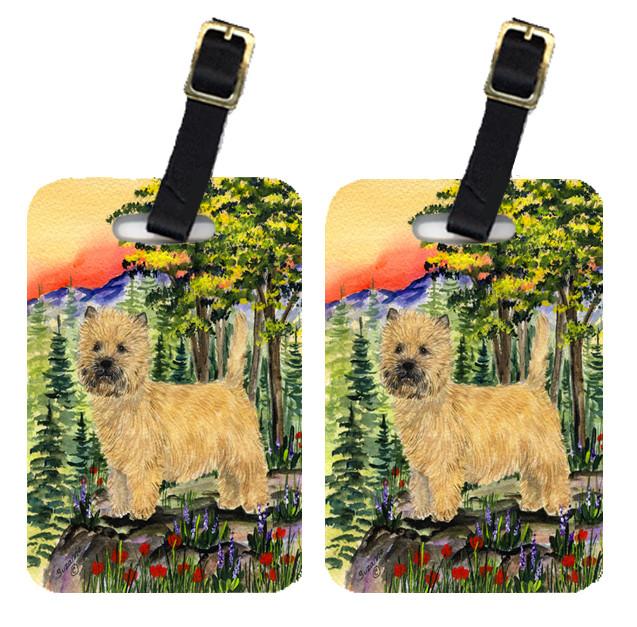 Pair of 2 Cairn Terrier Luggage Tags by Caroline's Treasures