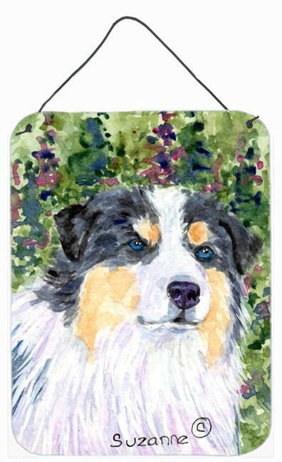 Australian Shepherd Aluminium Metal Wall or Door Hanging Prints by Caroline&#39;s Treasures