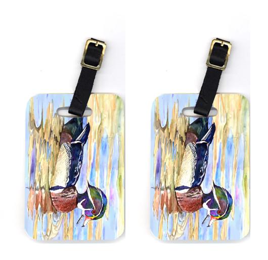 Pair of Wood Duck Luggage Tags by Caroline&#39;s Treasures