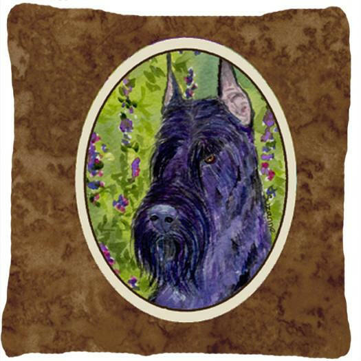 Scottish Terrier  Decorative   Canvas Fabric Pillow by Caroline's Treasures