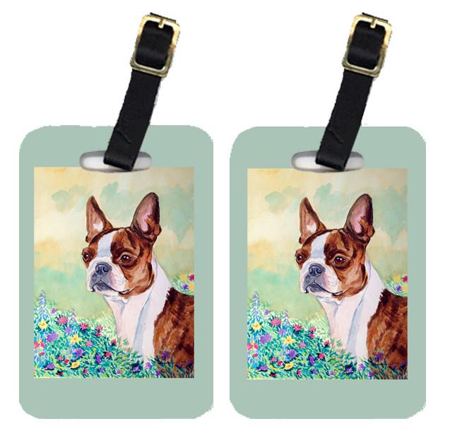 Pair of 2 Boston Terrier Luggage Tags by Caroline&#39;s Treasures