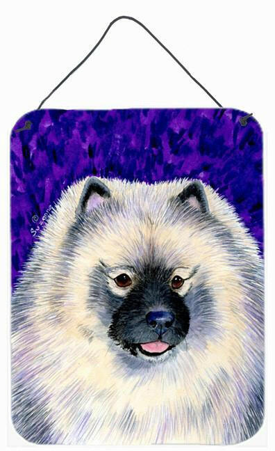 Keeshond Aluminium Metal Wall or Door Hanging Prints by Caroline's Treasures