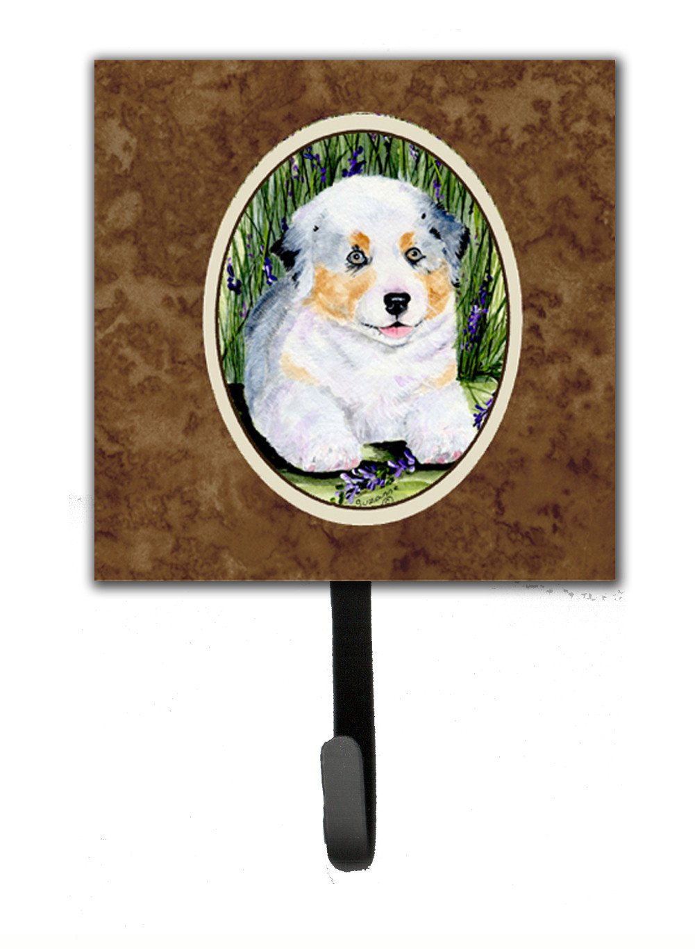 Australian Shepherd Leash Holder or Key Hook by Caroline&#39;s Treasures