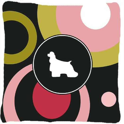 Cocker Spaniel Decorative   Canvas Fabric Pillow by Caroline&#39;s Treasures