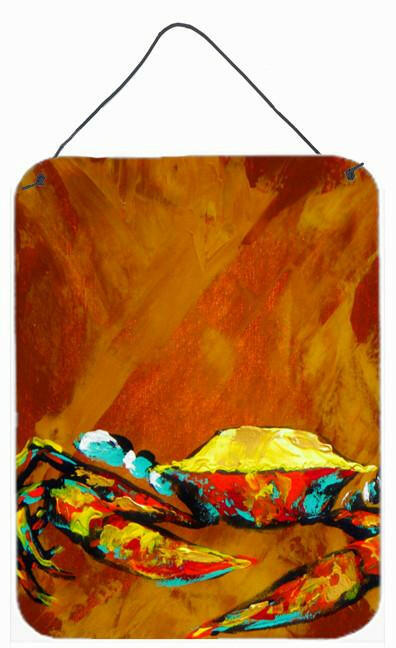 Caramel Coated Crab Wall or Door Hanging Prints MW1190DS1216 by Caroline&#39;s Treasures