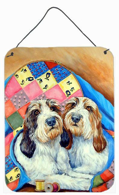 Petit Basset Griffon Vendeen PBGV Aluminium Metal Wall or Door Hanging Prints by Caroline's Treasures