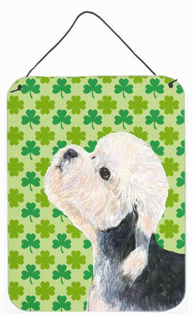 Dandie Dinmont Terrier St. Patrick&#39;s Day Shamrock Wall or Door Hanging Prints by Caroline&#39;s Treasures