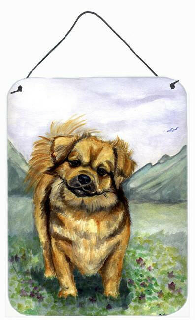 Tibetan Spaniel Aluminium Metal Wall or Door Hanging Prints by Caroline&#39;s Treasures