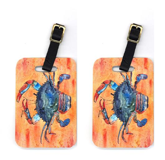 Pair of Crab Luggage Tags by Caroline&#39;s Treasures