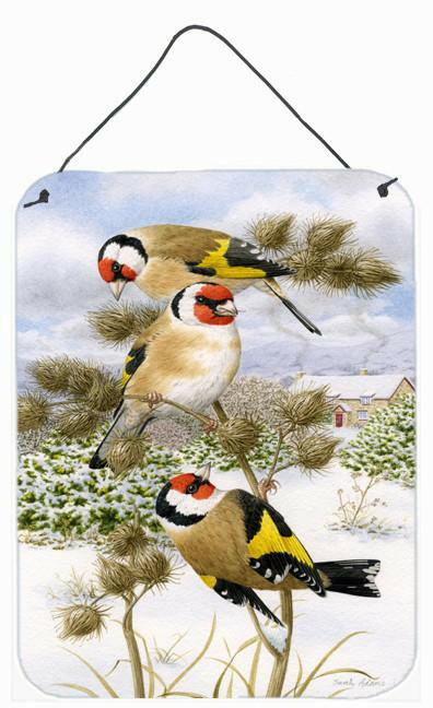 European Goldfinch Wall or Door Hanging Prints ASA2007DS1216 by Caroline&#39;s Treasures