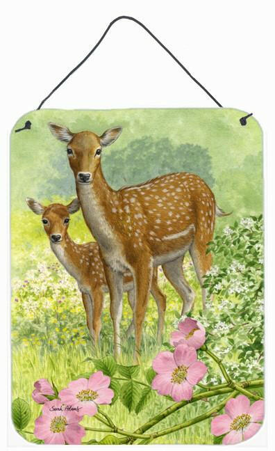 Fallow Deer &amp; Calf Wall or Door Hanging Prints ASA2130DS1216 by Caroline&#39;s Treasures