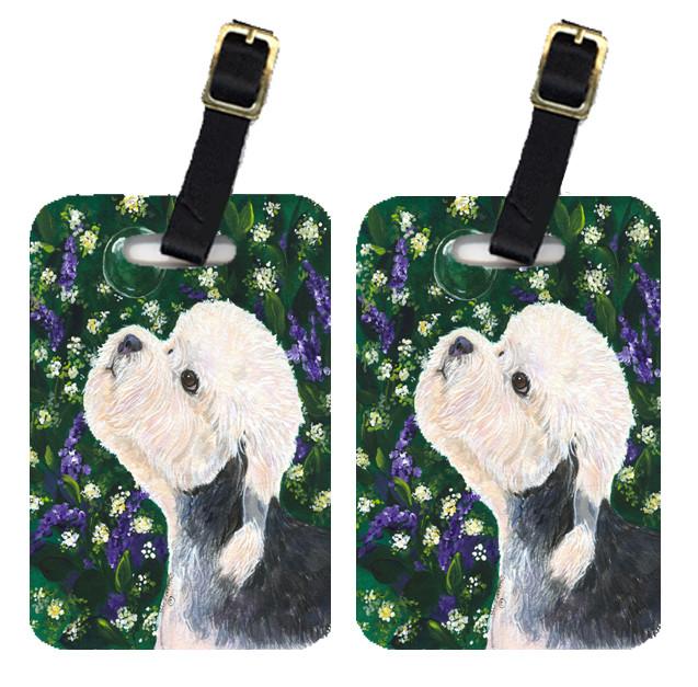 Pair of 2 Dandie Dinmont Terrier Luggage Tags by Caroline's Treasures