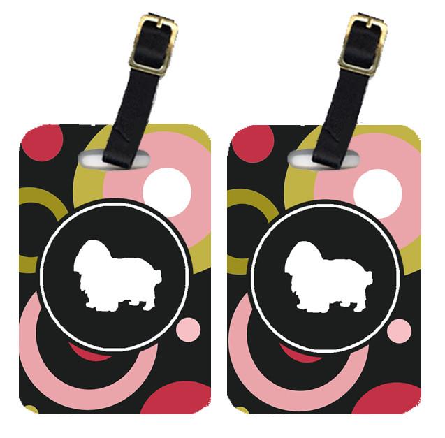 Pair of 2 English Toy Spaniel Luggage Tags by Caroline's Treasures