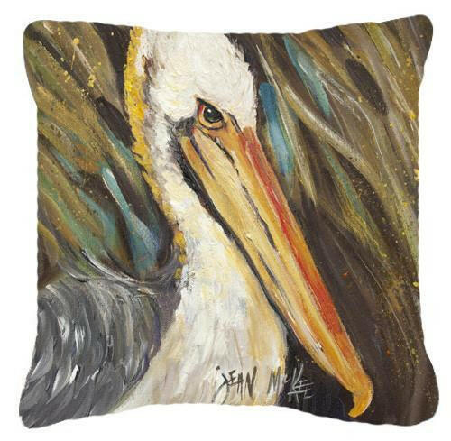 Pelican lookin West Canvas Fabric Decorative Pillow JMK1216PW1414 by Caroline's Treasures