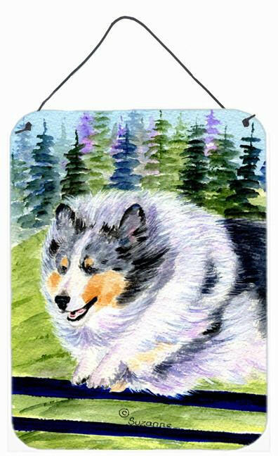 Sheltie Aluminium Metal Wall or Door Hanging Prints by Caroline's Treasures