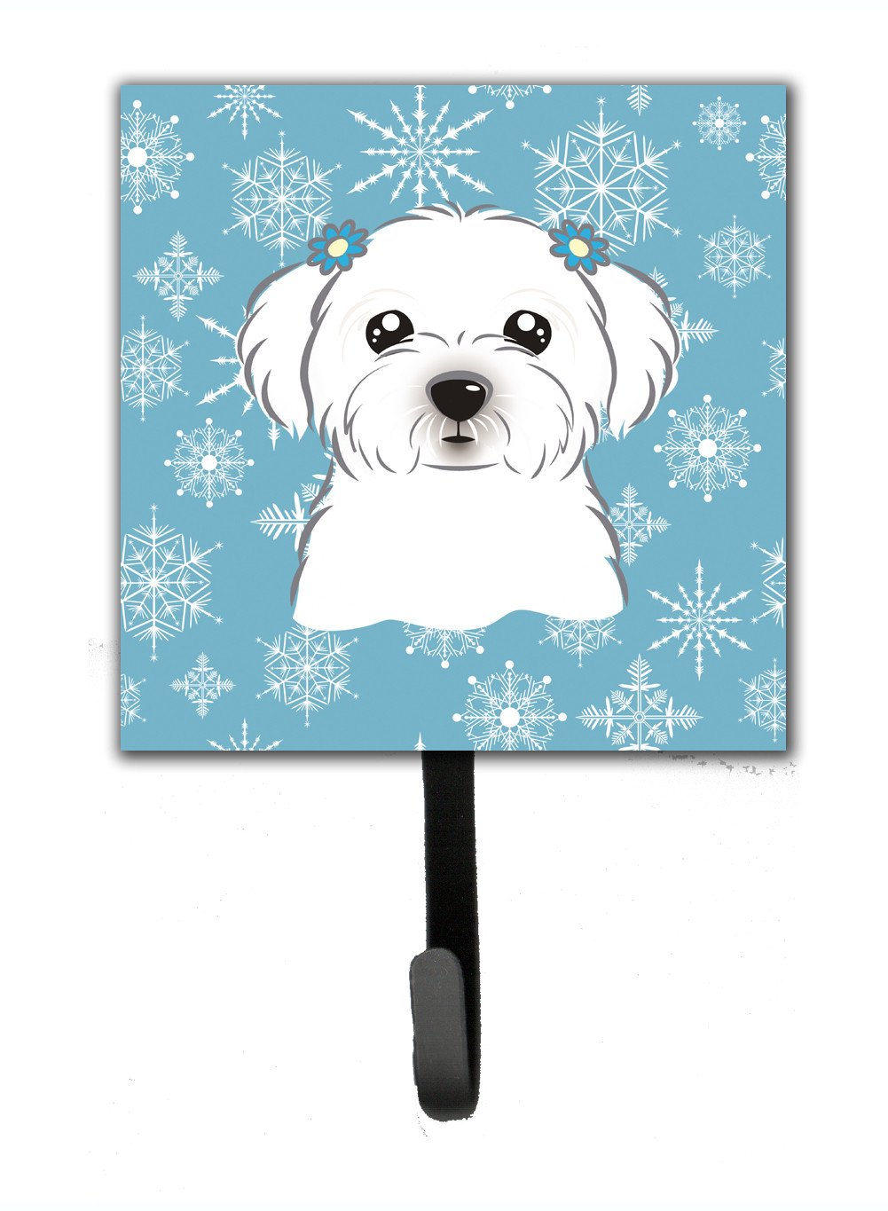 Snowflake Maltese Leash or Key Holder BB1642SH4 by Caroline&#39;s Treasures