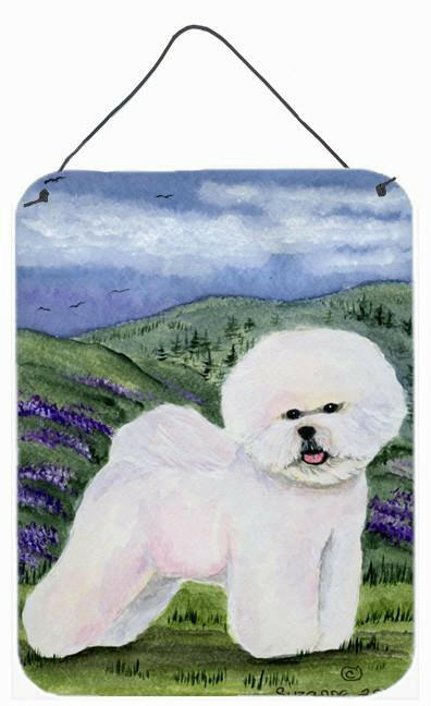 Bichon Frise Aluminium Metal Wall or Door Hanging Prints by Caroline's Treasures