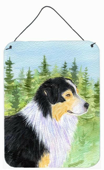 Australian Shepherd Aluminium Metal Wall or Door Hanging Prints by Caroline&#39;s Treasures