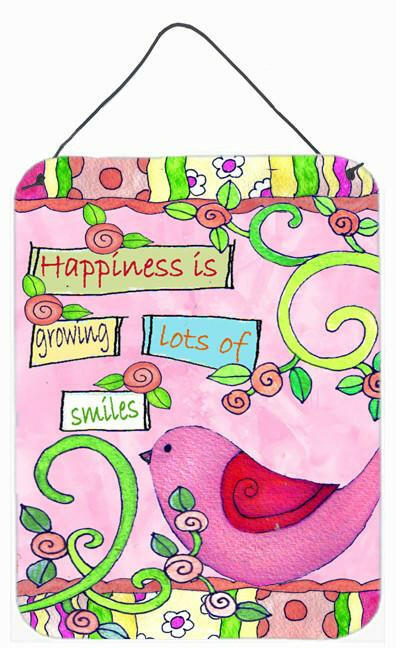 Flower Happiness in Growing Wall or Door Hanging Prints PJC1050DS1216 by Caroline's Treasures