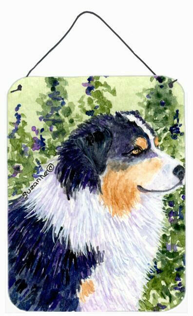 Australian Shepherd Aluminium Metal Wall or Door Hanging Prints by Caroline&#39;s Treasures