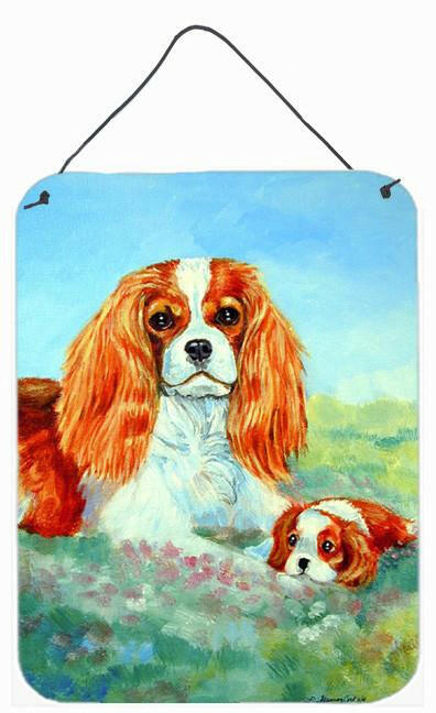 Cavalier Spaniel Momma's Love Aluminium Metal Wall or Door Hanging Prints by Caroline's Treasures