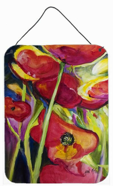 Poppies Wall or Door Hanging Prints JMK1173DS1216 by Caroline's Treasures