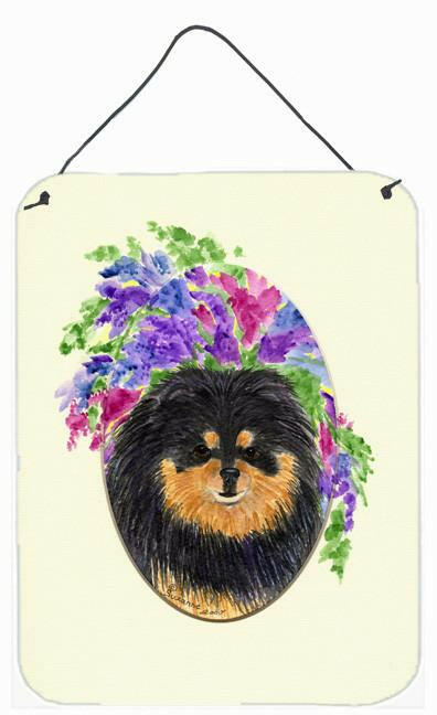 Pomeranian Aluminium Metal Wall or Door Hanging Prints by Caroline's Treasures