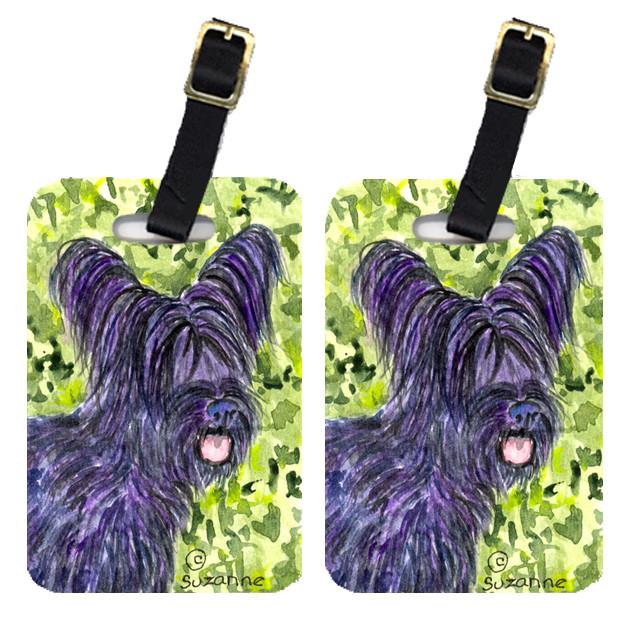 Pair of 2 Skye Terrier Luggage Tags by Caroline&#39;s Treasures