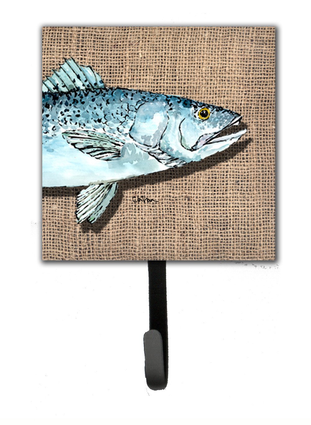 Speckled Trout Leash Holder or Key Hook by Caroline&#39;s Treasures