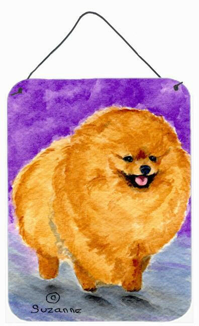 Pomeranian Aluminium Metal Wall or Door Hanging Prints by Caroline's Treasures