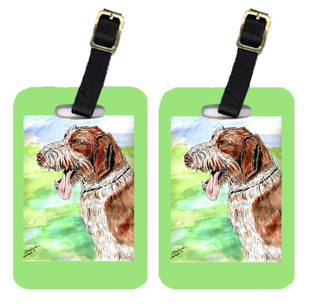 Pair of 2 Italiano Spinone Luggage Tags by Caroline's Treasures