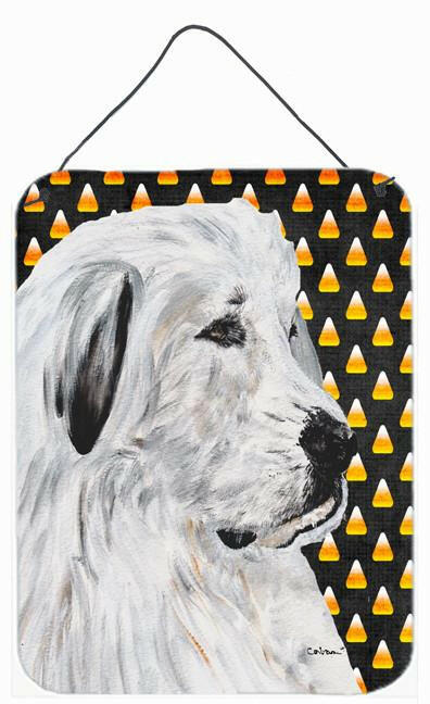 Great Pyrenees Candy Corn Halloween Wall or Door Hanging Prints SC9666DS1216 by Caroline's Treasures