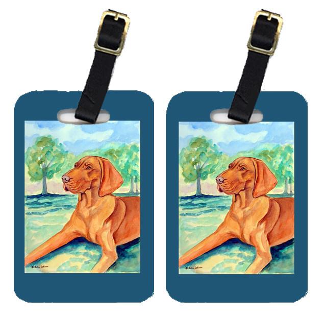 Pair of 2 Vizsla Luggage Tags by Caroline&#39;s Treasures