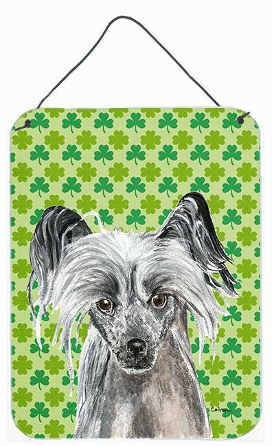 Chinese Crested St Patrick's Irish Aluminium Metal Wall or Door Hanging Prints by Caroline's Treasures