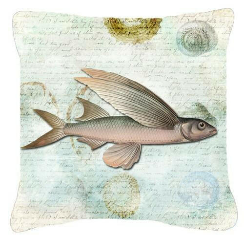 Fish    Canvas Fabric Decorative Pillow by Caroline's Treasures