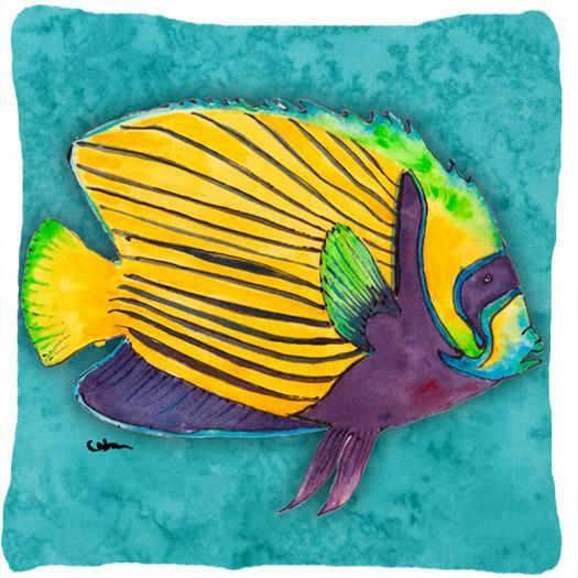 Tropical Fish Decorative   Canvas Fabric Pillow - the-store.com