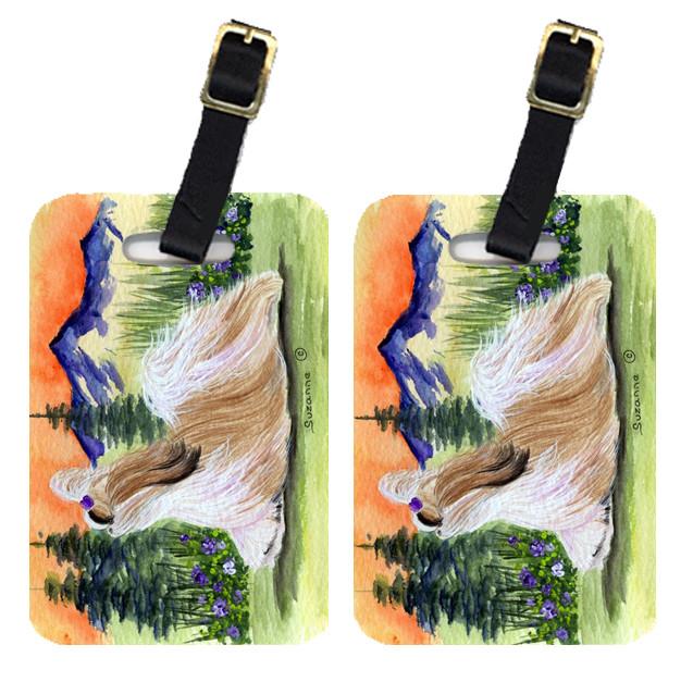 Pair of 2 Shih Tzu Luggage Tags by Caroline&#39;s Treasures