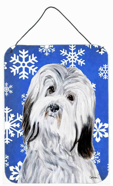 Havanese Winter Snowflakes Wall or Door Hanging Prints SC9785DS1216 by Caroline's Treasures