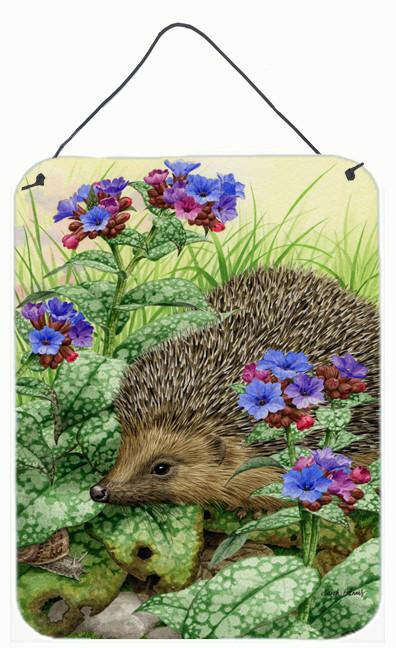 Hedgehog Wall or Door Hanging Prints ASA2022DS1216 by Caroline&#39;s Treasures