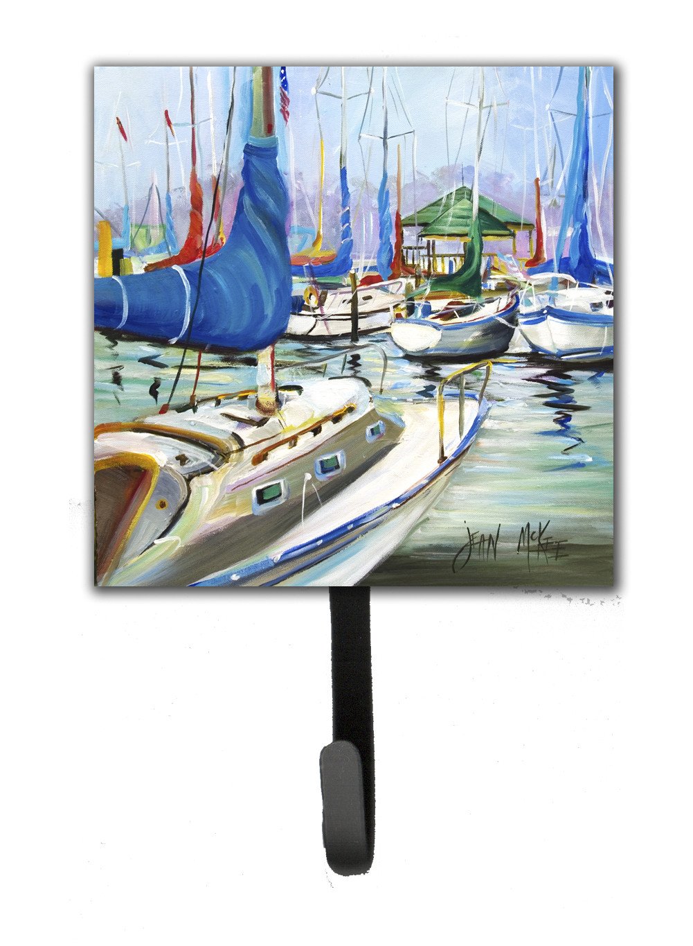 Day break Sailboats Leash or Key Holder JMK1241SH4 by Caroline&#39;s Treasures