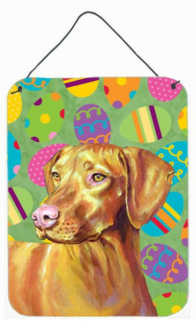 Vizsla Easter Eggtravaganza Aluminium Metal Wall or Door Hanging Prints by Caroline's Treasures